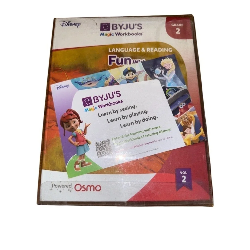 BYJU'S Disney Magic Workbooks Grade‎ 2 Language Reading Fun Vol 2 Set curriculum
